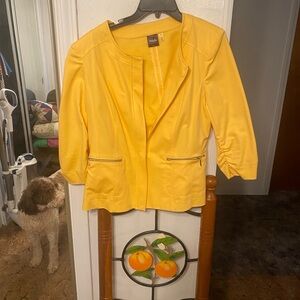 Rafaella Yellow Women's Blazer